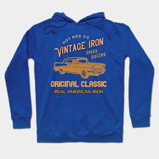 Vintage Garage Car Iron Hoodie